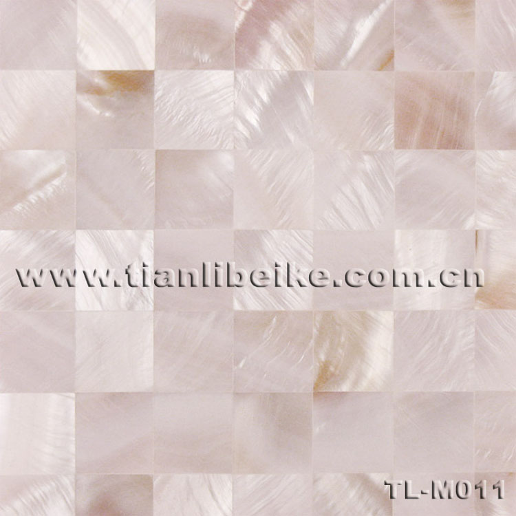 tile, shell tile, shell mosaic, seashell , freshwater shell,