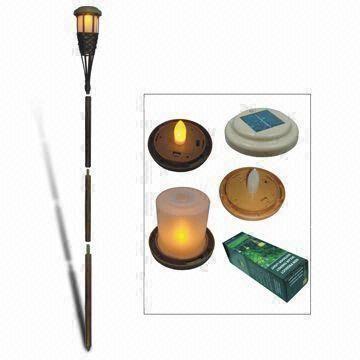 Solar Bamboo Torch, Solar Tiki Light