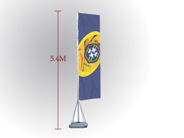 five meters flagpole