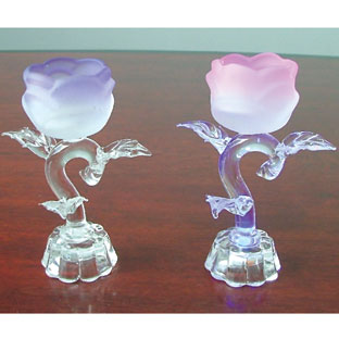 crystal candleholder