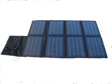 80W Foldable Solar panel with mini USB Voltage Controller can charge laptops mobilephones and digital products