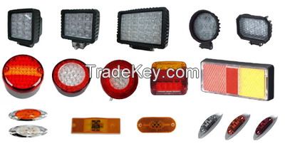 DOT, ECE, AS certified LED truck light, truck lamp, trailer light, trailer lamp