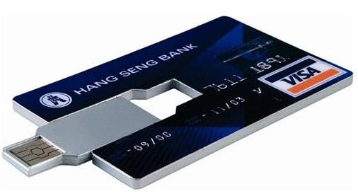 Credit Card Shape USB Flash Drive