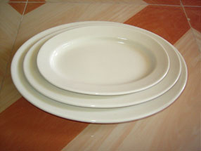 Oval plate