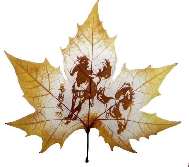 leafage carving artworks