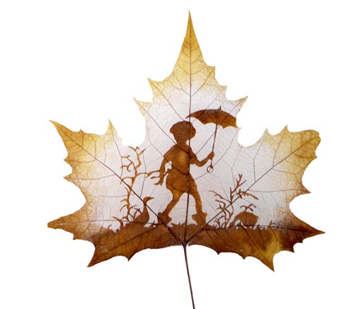 leaf carving