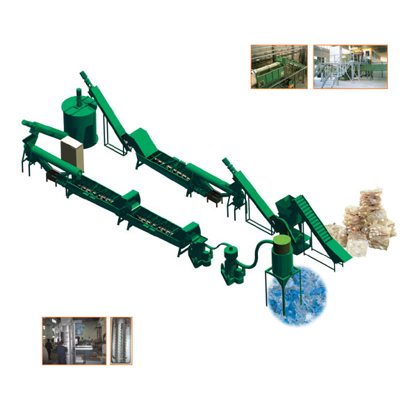 pp, pe, PET Bottle Crushing, Washing and Drying Production Line