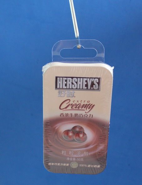 plastic euro hang tag , adhesive hang tag ,adhesive euro hanger 