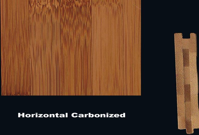 Horizontal Carbonized bamboo flooring