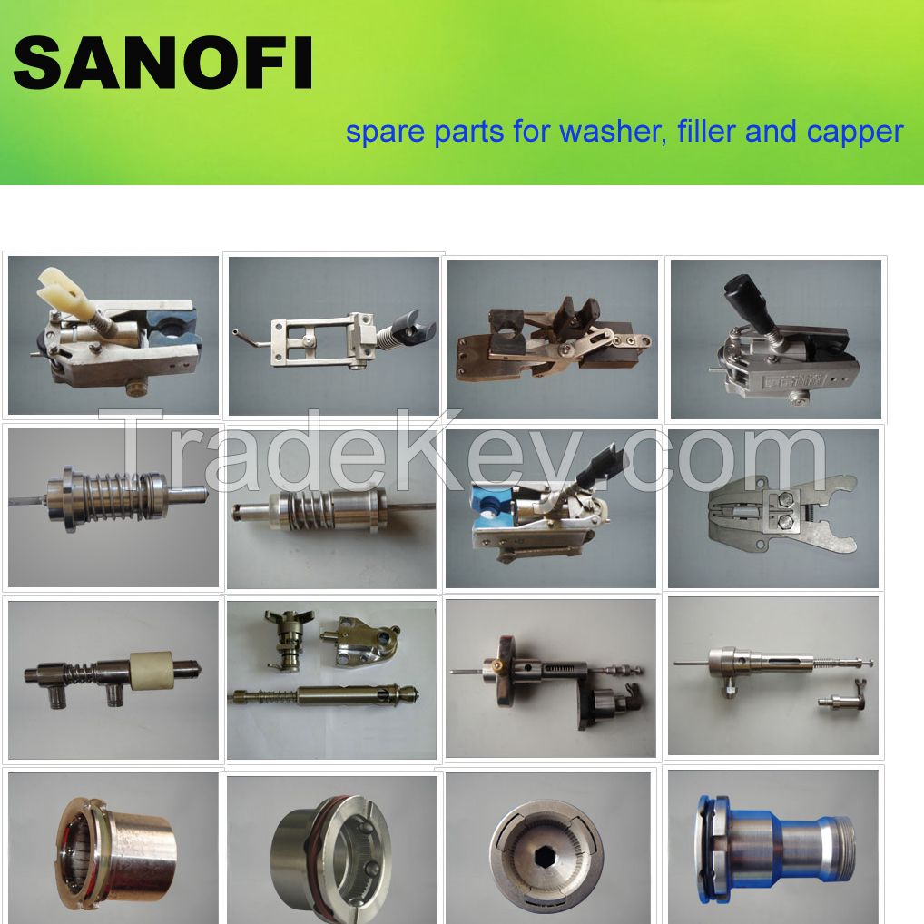 Filling machine parts, filling machine nozzles