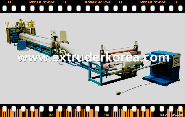 PE foam sheet extruder