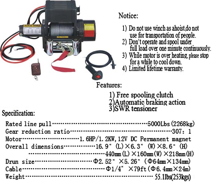 electic winch