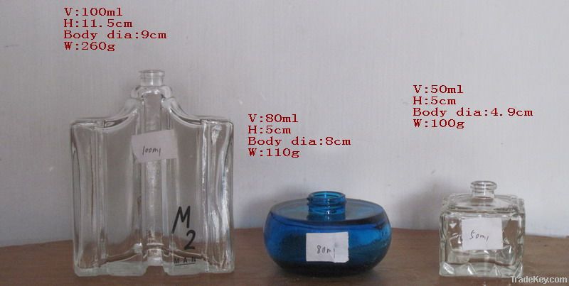 Perfume glass bottles