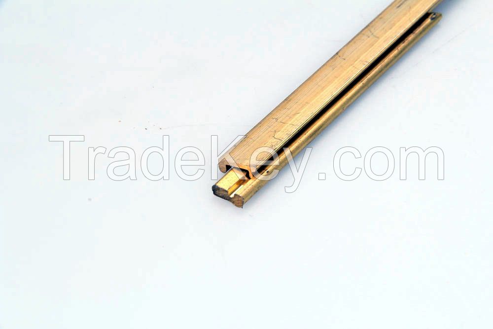 Brass profiles for windows or doors