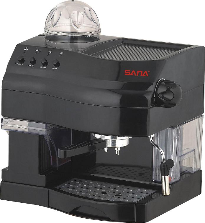 espresso coffee machine with grinder