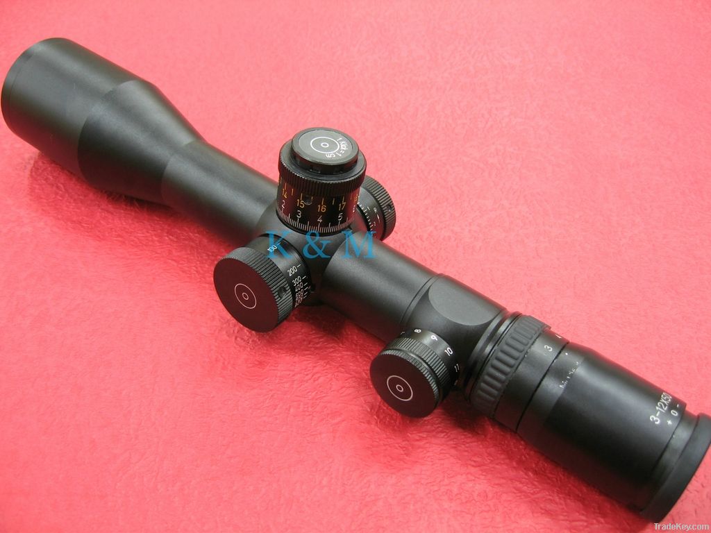 kingMax W312 rifle scope 3-12x50 Frist Focal Plane Reticles 35 TUBE