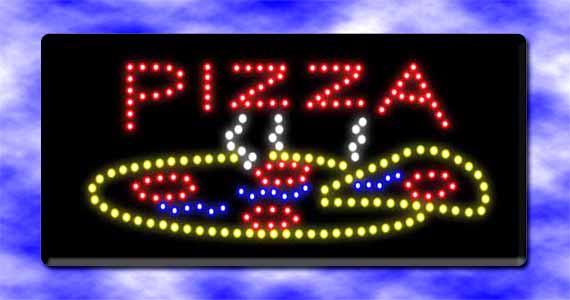 LED Pizza Sign