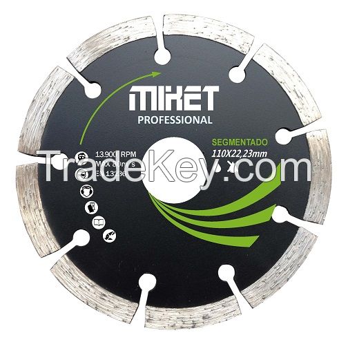 110mm segmented diamond disc, segmentado disco diamantados