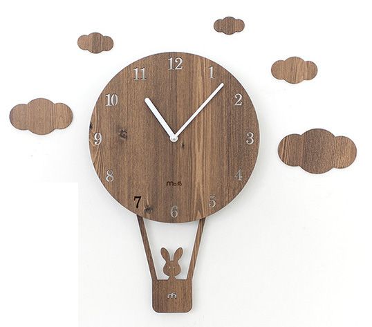 Classic Fashion DIY Pendulum Wall Clock Gift Clock Children Clock for Home