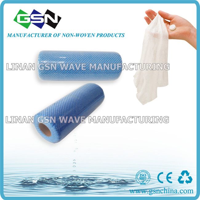 non-woven disposable cleaning cloth rolls/spunlace  fabric