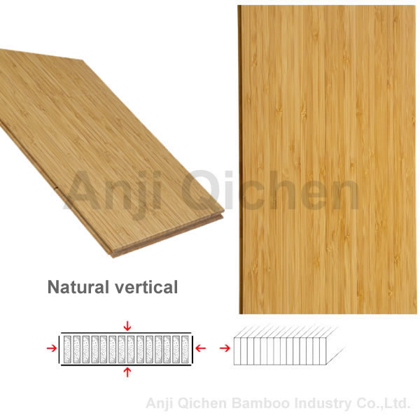 Vertical bamboo flooring