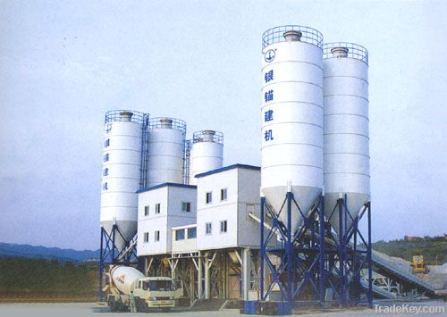 HZS concrete mixing plant