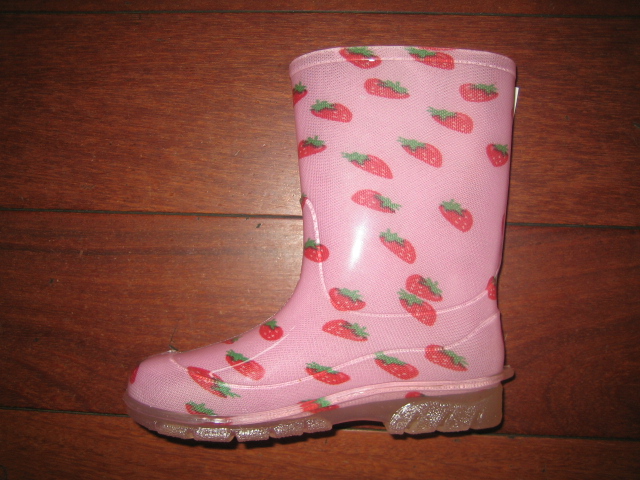 kid's PVC rain boot