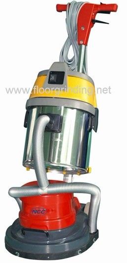 floor polisher with vacuum