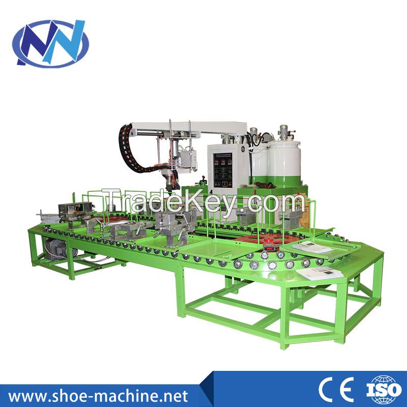 2017 two head PU Shoe making machine new