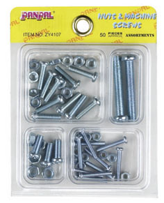 Machine screw and Nut Assortment