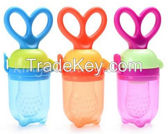 Baby Food Feeder Silicone Baby Teether Fresh Weaning Food Soother Container