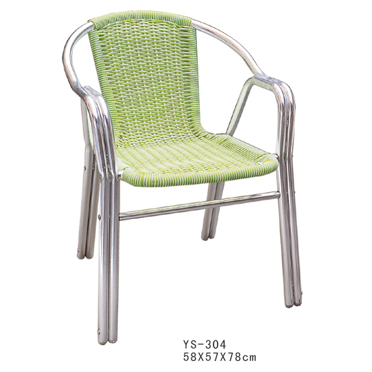 aluminum&amp;rattan chair