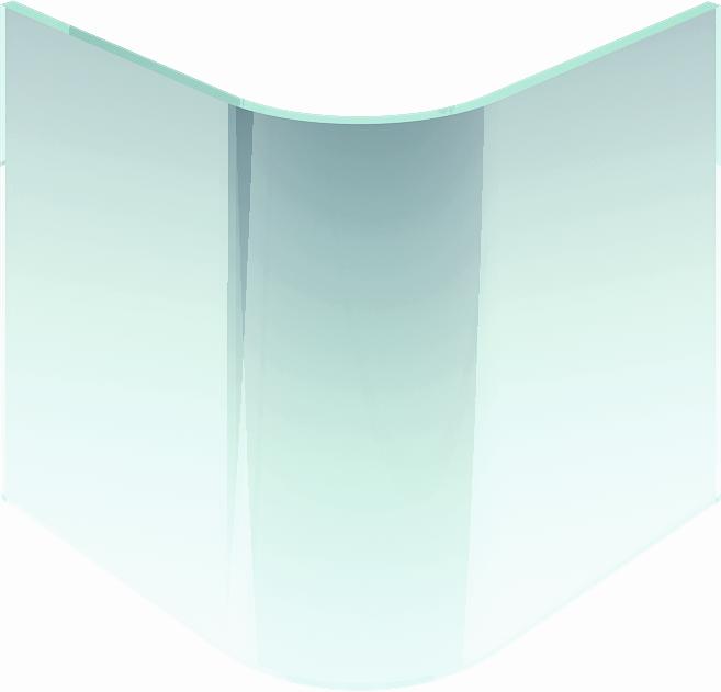 Perpendicular Tempered Glass