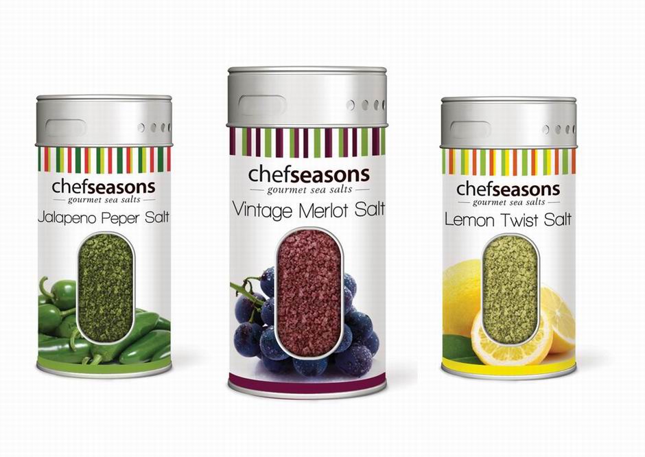 tin canister, salt canister, seasoning canister, flavor pot