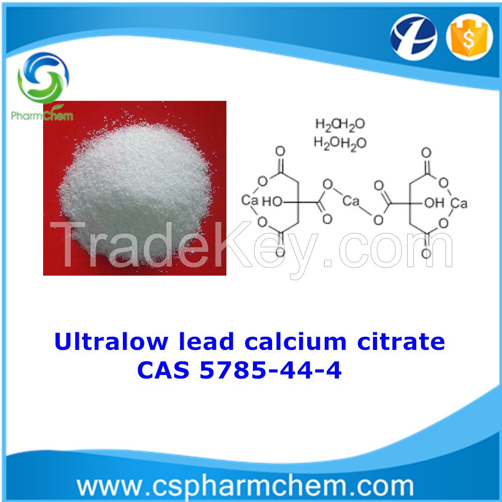 calcium citrate (Calcium citrate tetrahydrate), CAS 5785-44-4