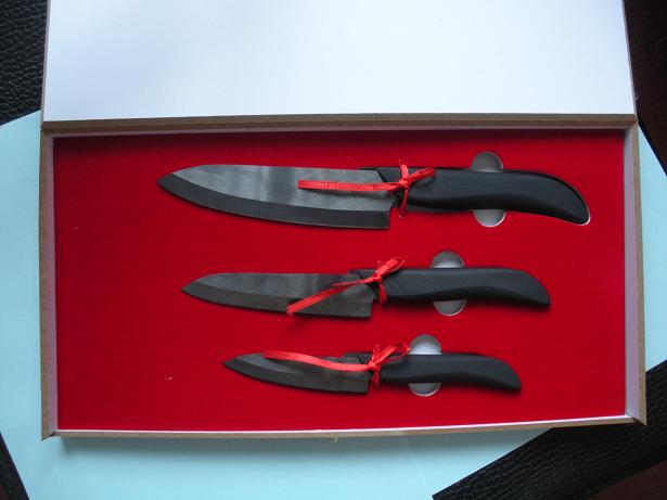 black ceramic knife