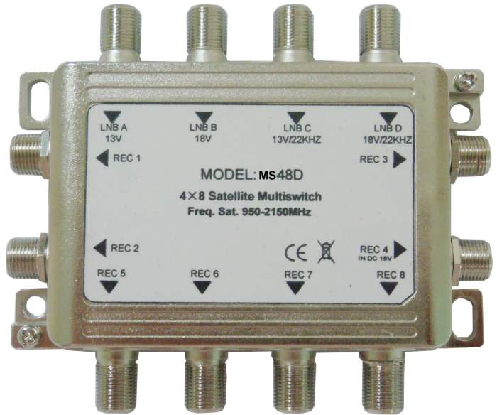 Satellite Multiswitch 4x8