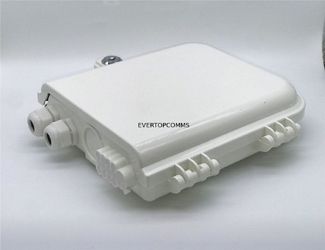 Pc / Abs Material Ftth Distribution Terminal Box 8 Core For Telecommunication