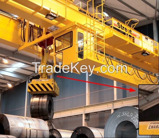 30 ton Electric double girder overhead magnet crane