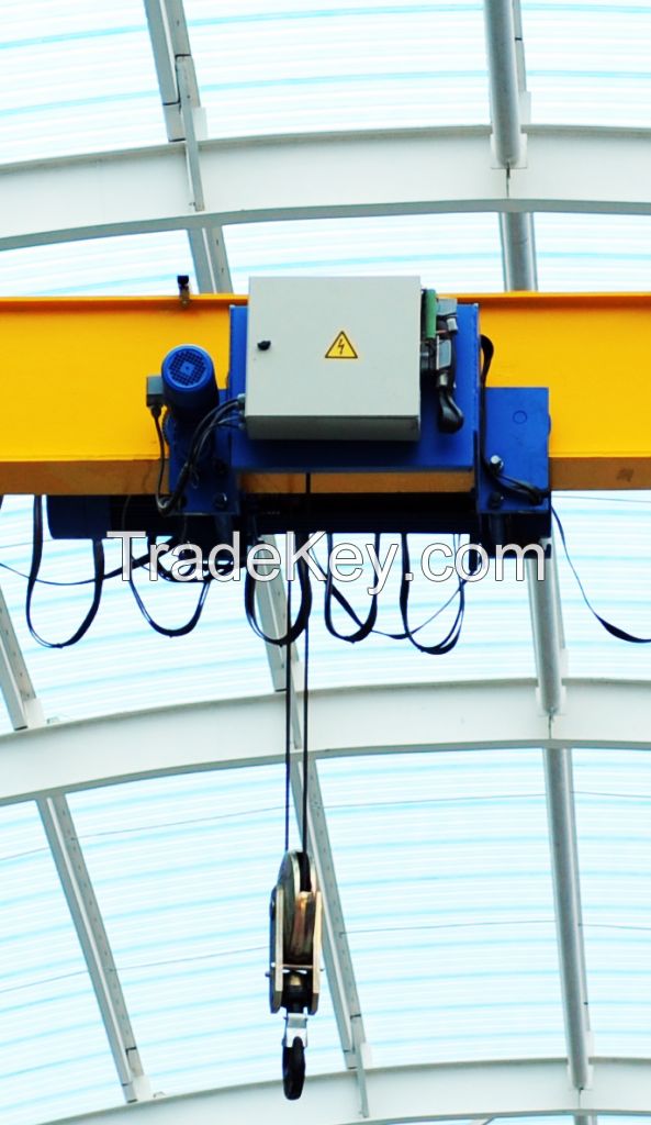 European standard 5 ton electric sinlge girder top running overhead crane HD type