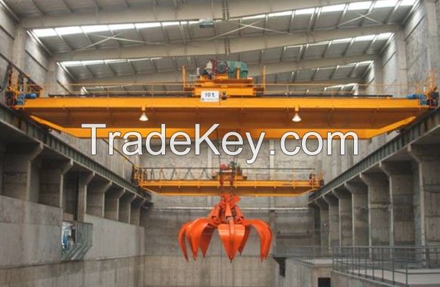 Hot sale CE certificate QZ grab crane double girder crane from China