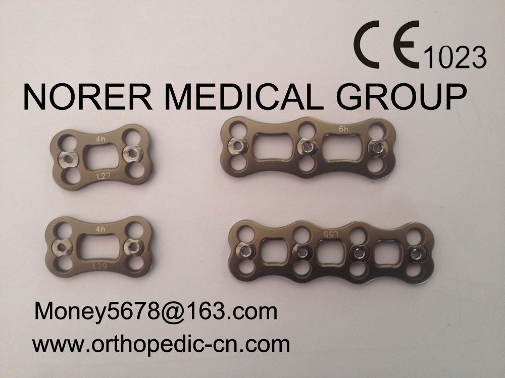 Orthopedic anterior cervical plate, orthopedic implant,