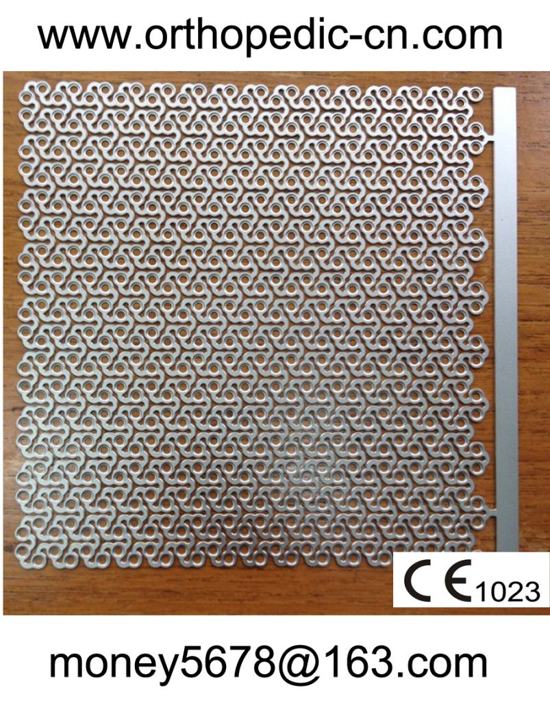 Cranial mesh, skull mesh, orthopedic implant,