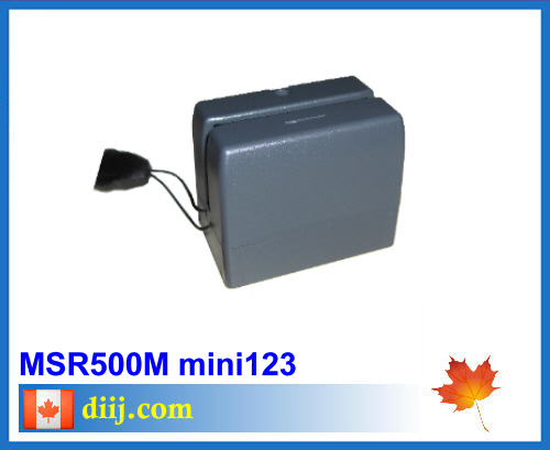 MSR500M mini123 Portable Small Magnetic Card Reader Data Collector