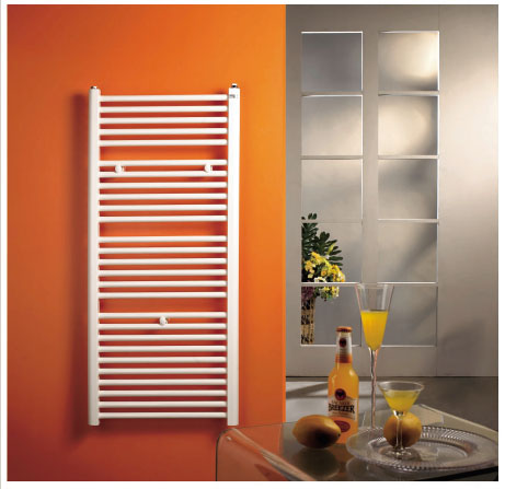 steel heated towel rails