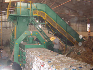 Automatic baling machine