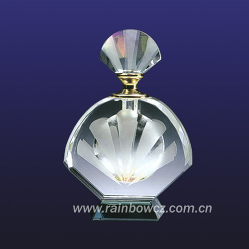 crystal perfume bottle