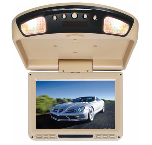 7 "/ 8"/ 8.5"/ 9" Roof Mount Monitor With Clock