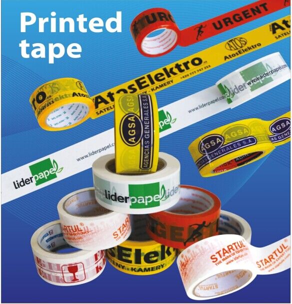 BOPP Pcking adhesive tape with printing of company logo