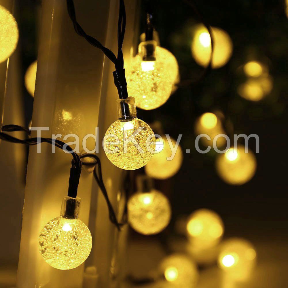 LuckLED Globe Solar Christmas Lights